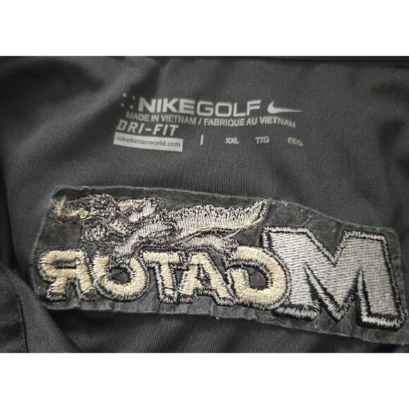 Nike Golf‎ Polo Shirt Size XXL Dri-Fit Gray Mens Short Sleeve Embroidered - Picture 4 of 9